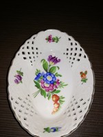 Herend bowl with openwork edge