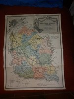 Régi térkép bács bodrog vármegye 1942