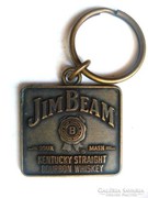 Jim Beam plakett bronz színű kulcstartó
