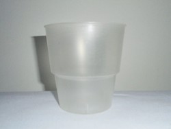 Retro pub plastic cup - Petőfi mgtsz kocsér 5 dl - agricultural producer cooperative