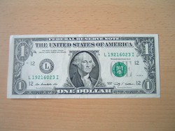 USA 1 DOLLÁR 2009 "L" SAN FRANCISCO BANK
