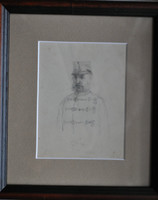 Karácsonyi ritkaság! ZICHY MIHÁLY(1827 - 1906): Ferenc József király díszmagyarban
