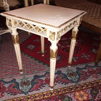 Antik empire asztalka 40x40cm és51cm magas
