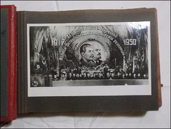 Nagy Októberi Szocialista Forradalom XXXIII. kiadott képes album , 42 darab képpel