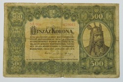 500 korona 1920/2