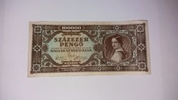 100 Ezer  Pengő 1945-ös  , szép bankjegy !