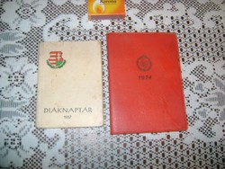 Diáknaptár 1957,  Brigádélet naptár  1974