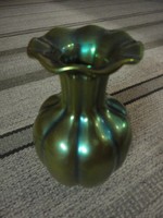 Zsolnay eozin mázas gerezdes váza