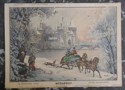 Budapest - Vajda Hunyad-vára - képeslap