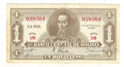 1 Biliviano 1928 Bolivia