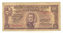 10 pesos 1939 Uruguay