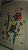 Joan Miro (1893-1983 ) Színes kompozíció