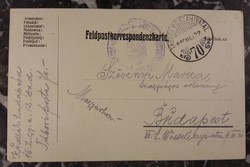 I. Világháború - Kundlák hadapród 16. h.gy.e. 12. sz. - 1916. május 22. - Tábori postahivatal