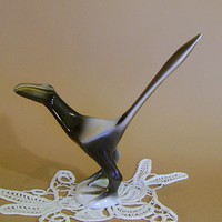  Hollóházi porcelán  Art Deco tukán madár  