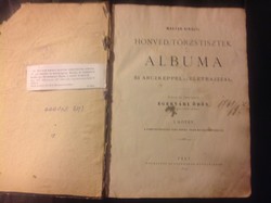 Magyar Királyi Honvéd Törzstisztek Albuma. Egervári Ödön 1870. Arckép + életrajz 51 db. 
