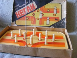 ritka retro orosz CCCP asztali kugli lemezjáték társasjáték 