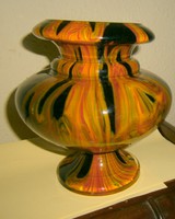 Muránoi színátmenetes  üveg  váza 