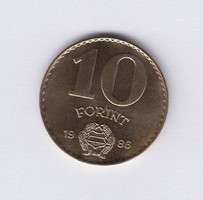 UNC 10 Forint 1986 (0060)