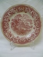 2 db antik angol kőedény tányér
