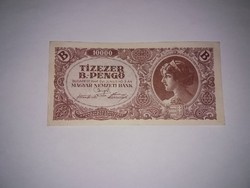 Tizezer B.-Pengő   1946-os ,  szép bankjegy !
