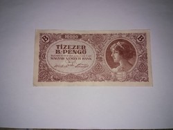 Tizezer B.-Pengő   1946-os , szép bankjegy !
