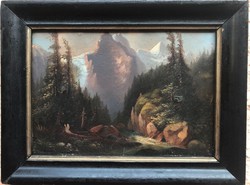 Franz Johnston - Kanadai tájkép:  A sziklás hegység