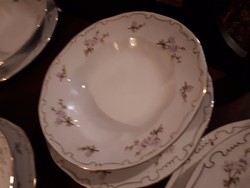 Zsolnay Búzavirágos tányér készlet