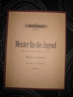 Meister  für die Jugend      Beethoven - Schubert  . Leipzig  C.F. Peters   24x31 cm