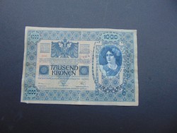 1000 korona 1902 + szerb-horvát Felülbélyegzés !!!