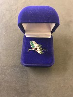 Gyémánt smaragd gyűrű