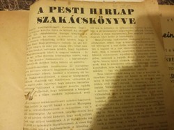 Pesti Hírlap Szakácskönyve 1933.