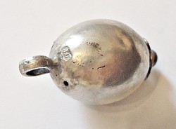 Antik ezüst jelzett pitykegomb