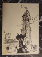 Helyőrségi templom - Kapisztrán-szobor - képeslap