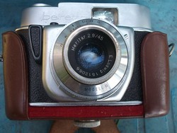 Beirette retro fényképezőgép bőrtokban -gyűjtőknek