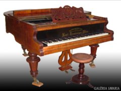 0121 R7 Bécsi Karl Hamburger zongora 1884