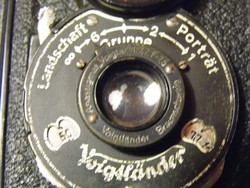 Gyűjteményi Voigtländer antik fényképezőgép