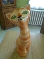 Nagyon ritka Gránit porcelán macska figura