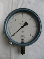 Nagy méretű retro nyomásmérő óra (dekorációnak vagy használatra)