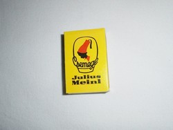 Retro reklám gyufa gyufásdoboz - Csemege Julius Meinl - 1990-es évekből