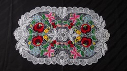 Kalocsa color ribbed tablecloth