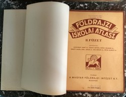 Földrajzi iskolai atlasz - 1929 - Cholnoky Jenő dr., Czakó István... - Magyar Földrajzi Intézet