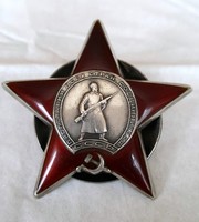 II. Világháborús Szovjet Vörös Csillag Érdemrend №1182456
