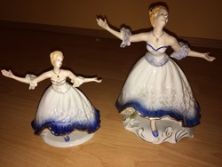 Regal Crown porcelán figura - táncoló hölgy
