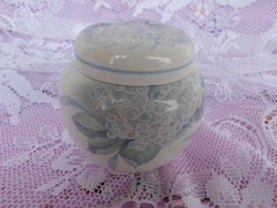 Sadler porcelán teafűtartó hortenzia mintával.