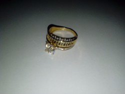 Gyönyörű 14k köves arany gyűrű