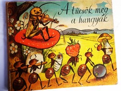 Kubasta 3 D mesekönyv:  A tücsök meg a hangyák 1970.
