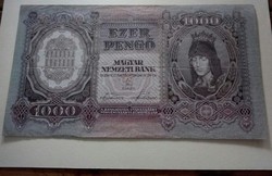 1943-as 1000 Pengő EF