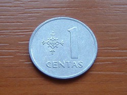 LITVÁNIA 1 CENTAS 1991