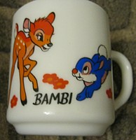 Bambi gyerek csésze 1987 arcopal