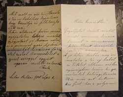 1900 - Magánlevelezés - Szövényi család - régi kézírás
